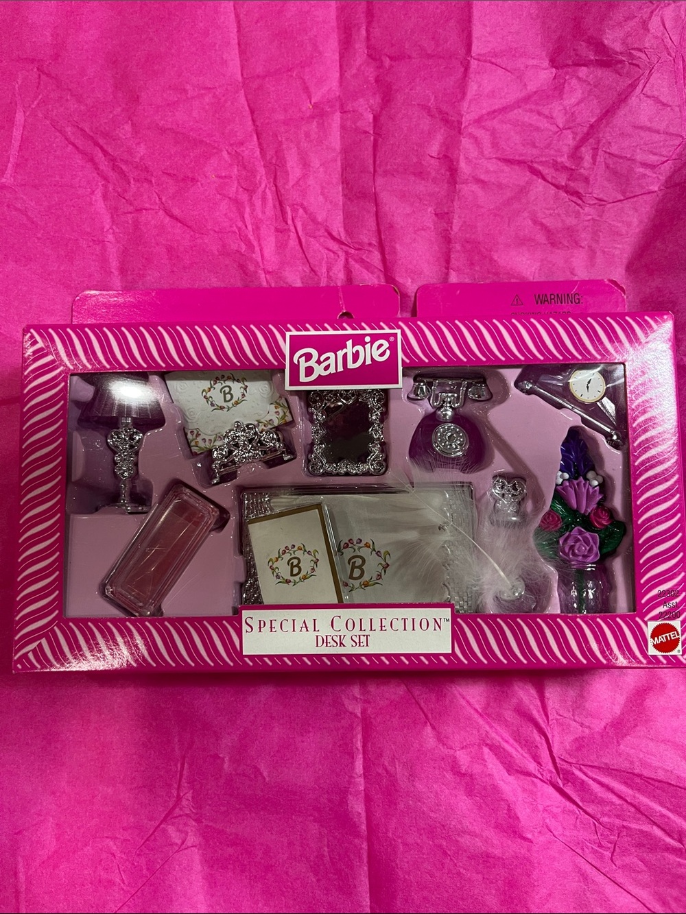 Barbie Pink and Purple Special Collection Desk Set